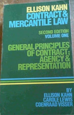 Seller image for Contract and Mercantile Law : A Source Book, Vol. 1 for sale by Chapter 1