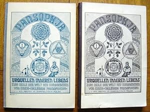 Imagen del vendedor de Pansophia - Urquellen inneren Lebens Band 1 und 2: Die Pansophie + Im Vorhof des Tempels der Weisheit a la venta por Versandantiquariat Guba