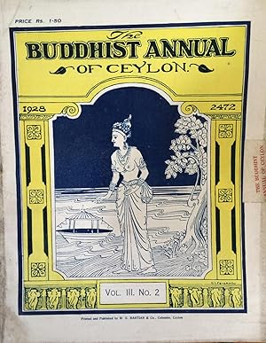 The Buddhist annual of Ceylon. Vol. III. No. 2 1928