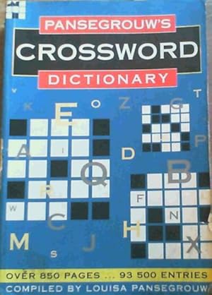 Imagen del vendedor de Pansegrouw's Crossword Dictionary a la venta por Chapter 1