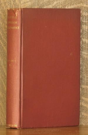 THE CORRESPONDENCE OF THOMAS CARLYLE AND RALPH WALDO 1834-1872, VOL. 2 (INCOMPLETE SET)