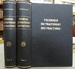 Seller image for Technique Du Traitement Des Fractures. (tomes 1 et 2). Traduction Par M. Boppe,. Prface Du Professeur Hartmann for sale by Librairie Ancienne Dornier