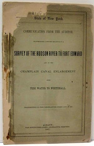 STATE OF NEW YORK, COMMUNICATION FROM THE AUDITOR TRANSMITTING A REPORT RELATIVE TO A SURVEY OF T...