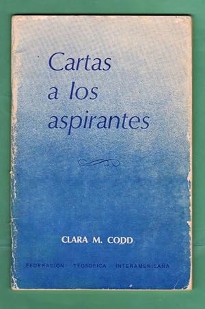 Seller image for CARTAS A LOS ASPIRANTES. for sale by Librera DANTE