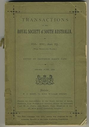 Imagen del vendedor de Anthropology (of the Elder scientific expedition) & Phanerograms and Vascular Cryptogams, Vol. XVI, Part III a la venta por Antipodean Books, Maps & Prints, ABAA