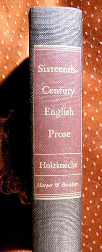 Sixteenth-Century English Prose