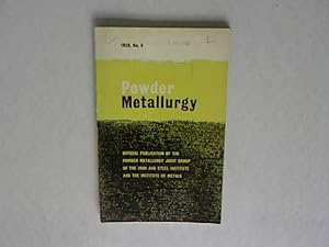 Seller image for POWDER METALLURGY Volume 4, 1959. The Coercive Force of Fine Iron Powders. for sale by Antiquariat Bookfarm