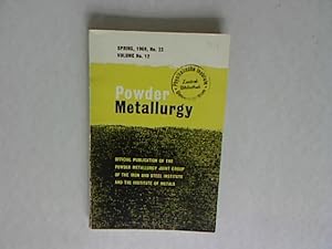 Imagen del vendedor de POWDER METALLURGY Volume 12, 1969 No. 23. Dispersion-Strenghtened Aluminuim Products Manufactured by Powder Blending. a la venta por Antiquariat Bookfarm