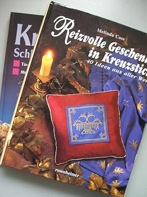 2 Bücher Reizvolle Geschenke in Kreuzstich + . Schleifen über Schleifen