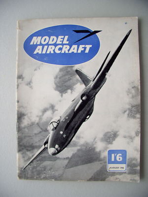 Model Aircraft I'6 August 1956 Modellbau model making