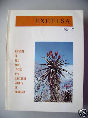 Bild des Verkufers fr Excelsa No.7/1978 Aloe Cactus Succulent Rhodesia zum Verkauf von Versandantiquariat Harald Quicker