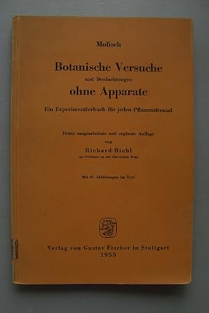 Botanische Versuche Beobachtungen ohne Apparate Experimentierbuch Pflanzenfreund