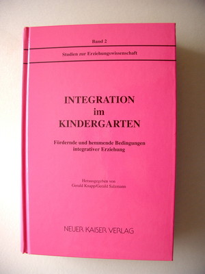 Integration Kindergarten Fördernde hemmende Bedingungen integrativer Erziheung