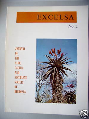 Bild des Verkufers fr Excelsa No.2/1972 Aloe Cactus Succulent Rhodesia zum Verkauf von Versandantiquariat Harald Quicker