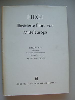 Hegi Illustrierte Flora Mitteleuropa IV. Bd, 2. Teil, TB. A Dicotyledones 1961
