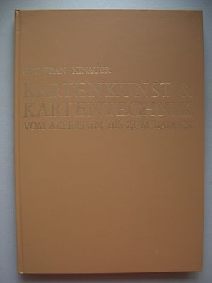 Kartenkunst & Kartentechnik vom Altertum bis zum Barock 1975 Weltbild Erdbild