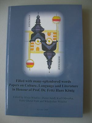 Papiers on Culture Language and Literature in Honour of Prof. Fritz Hans König