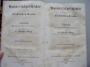 Bild des Verkufers fr Universalgeschichte der christlichen Kirche 1860 Lehrbu zum Verkauf von Versandantiquariat Harald Quicker