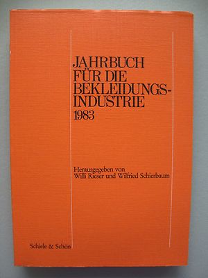 Jahrbuch für die Bekleidungsindustrie 1985 Mode Bekleidung Schneiderei
