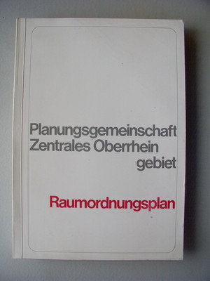 Planungsgemeinschaft Zentrales Oberrheingebiet Raumordnungsplan1971 Oberrhein