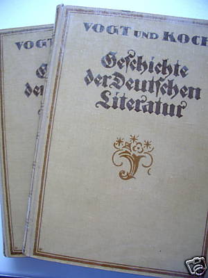 2 Bd. Geschichte der Deutschen Literatur 2.+3. Bd. 1918