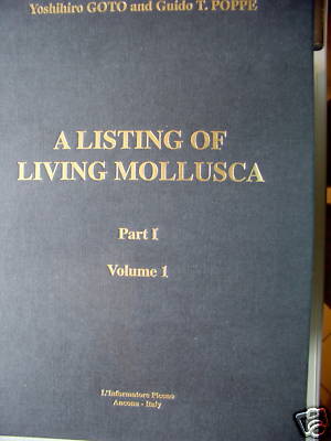 A Listing of Living Mollusca lebenden Weichtiere PI/V1