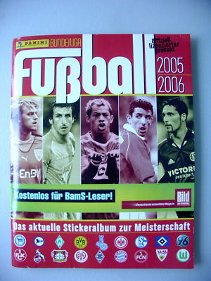 Sammelbilderalbum Fußball 2005/6 Panini Bundesliga