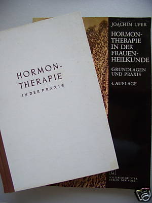 2 Bücher Hormontherapie Frauenheilkunde 1953/1972