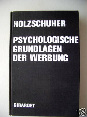 Psychologische Grundlagen der Werbung 1969