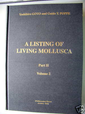 Image du vendeur pour A Listing of Living Mollusca lebenden Weichtiere PII/V2 mis en vente par Versandantiquariat Harald Quicker