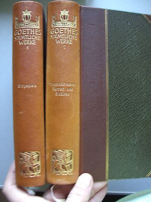 40 Bände Goethes Sämtliche Werke Jubiläums-Ausgabe um 1900 Goethe