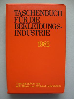 Taschenbuch für die Bekleidungsindustrie 1971 Mode Bekleidung Schneiderei