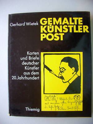 Gemalte Künstler Post Karten Briefe aus 20. Jh. 1977