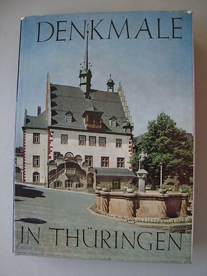 Denkmale in Thüringen 1975 Denkmalpflege Erfurt Gera Suhl Pflege Erhaltung