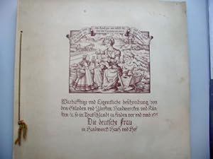 Sammelbilderalbum Die deutsche Frau Handwerk Haus Hof