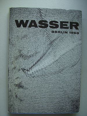 Wasser Berlin 1968 Wasserwirtschaft Wasserversorgung Abwasserbeseitigung .