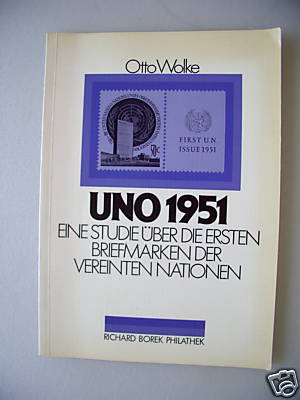 Uno 1951 Studie ersten Briefmarken Vereinten Nationen