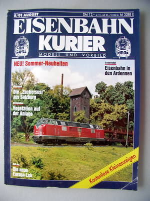 Eisenbahn Kurier Modell und Vorbild 8/91