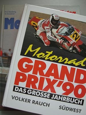 2 Bücher Motorrad Grand Prix 90 grosse Jahrbuch + schnellsten Motorräder Welt