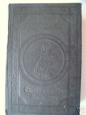 Christkatholische Handpostille Erbauungsbuch 1902