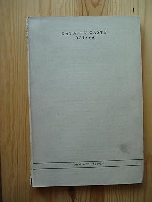 Seller image for Data on Caste : Orissa for sale by Expatriate Bookshop of Denmark