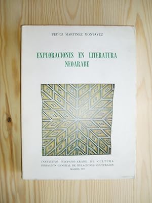 Exploraciones en literatura neoarabe