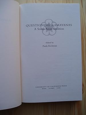 Seller image for Questioning Ramayanas : A South Asian Tradition for sale by Expatriate Bookshop of Denmark