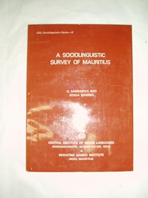 Seller image for A Sociolinguistic Survey of Mauritius for sale by Expatriate Bookshop of Denmark