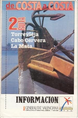 Imagen del vendedor de DE COSTA A COSTA. RUTA 2: TORREVIEJA, CABO CERVERA, LA MATA a la venta por Librera Vobiscum