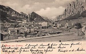 Gruss aus Cortina. Ansichtskarte in Lichtdruck. Abgestempelt Cortina 21.07.1901.