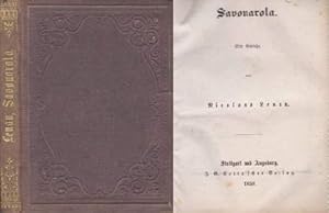 Seller image for Savonarola. Ein Gedicht. for sale by Antiquariat Heinz Tessin