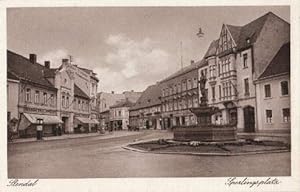Bild des Verkufers fr Sperlingsplatz. Ansichtskarte in brunlichem Lichtdruck. Ungelaufen. zum Verkauf von Antiquariat Heinz Tessin