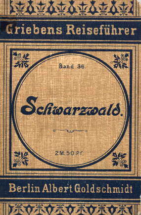 Der Schwarzwald. Handbuch für Reisende. Dreizehnte, neu bearbeitete Auflage. Mit sieben Karten.