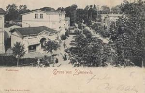 Immagine del venditore per Gruss aus Zinnowitz. Waldsstrasse. Ansichtskarte in Lichtdruck. Abgestempelt Zinnowitz 09.08.1899. venduto da Antiquariat Heinz Tessin